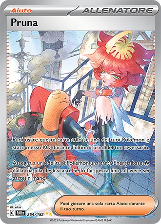 Pruna Paradosso Temporale carta Pokémon italiana SIR