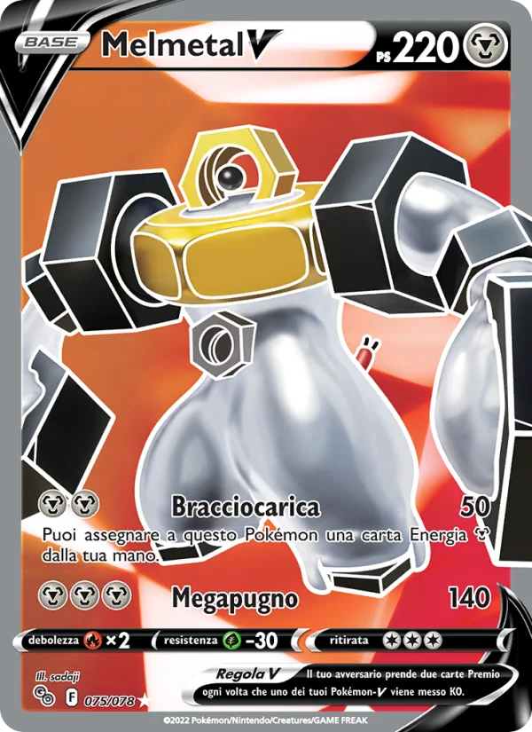 Melmetal V Pokémon GO carta Pokémon italiana UR