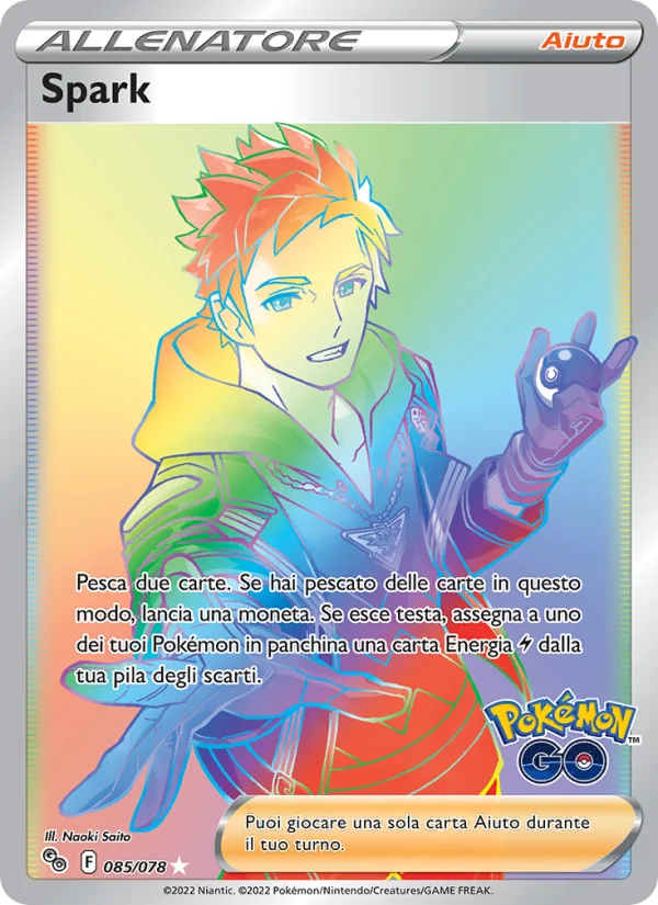 Spark Pokémon GO carta Pokémon italiana RR