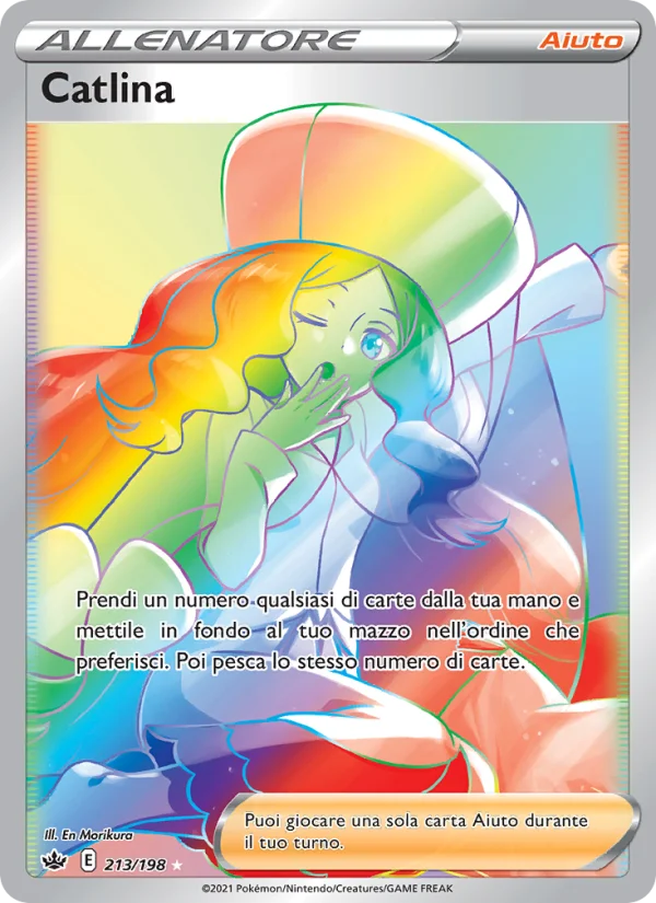 Catlina Regno Glaciale carta Pokémon italiana RR
