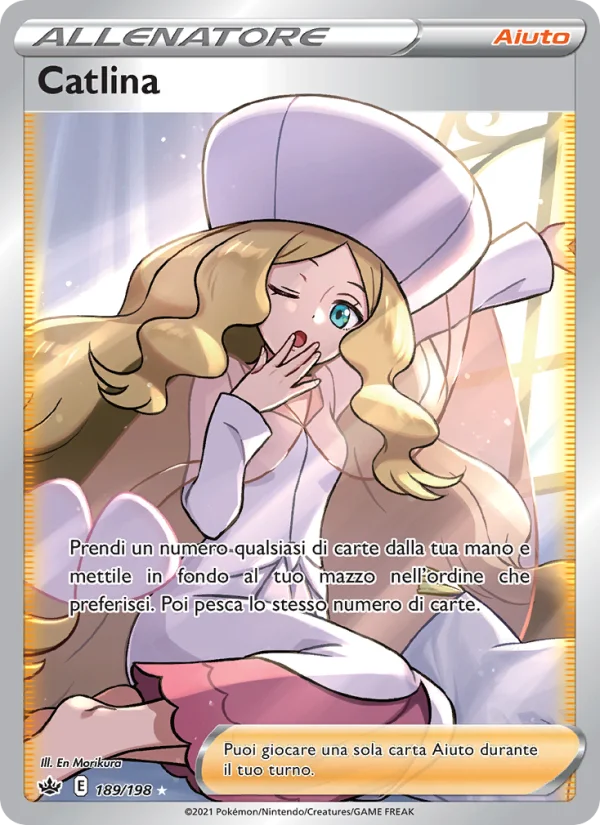 Catlina Regno Glaciale carta Pokémon italiana UR