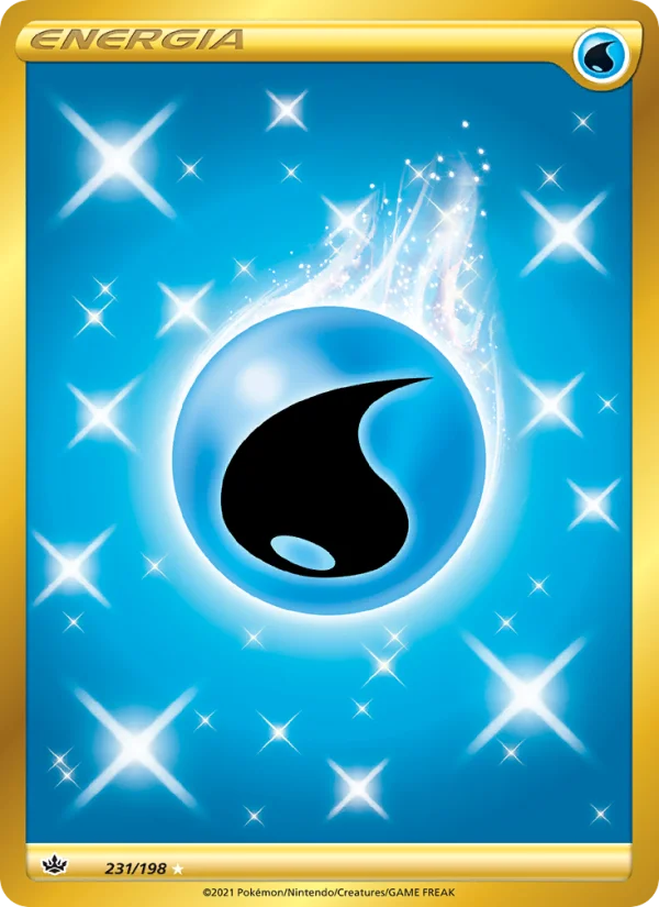 Energia Acqua Regno Glaciale carta Pokémon italiana HR