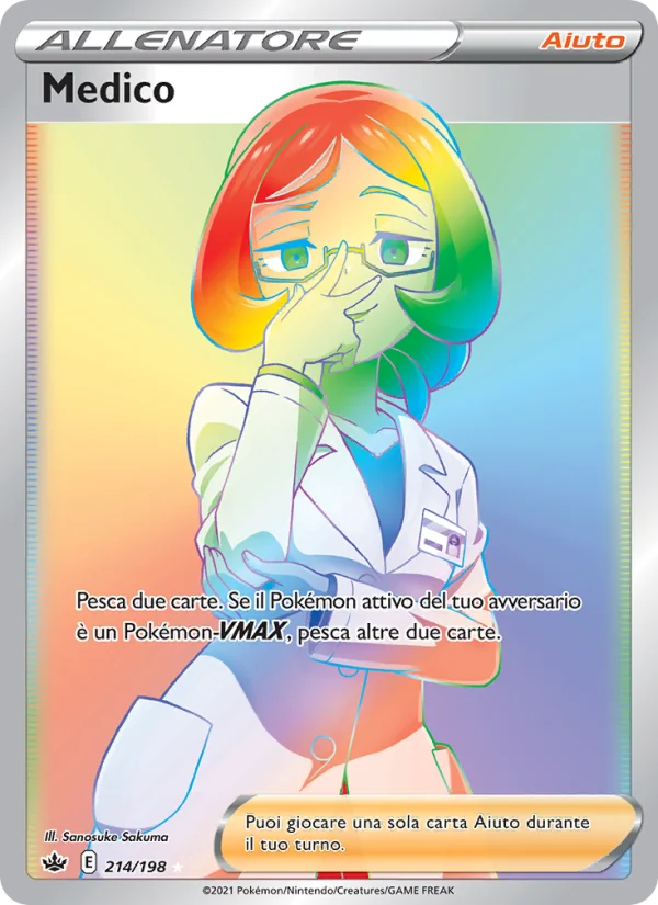 Medico Regno Glaciale carta Pokémon italiana RR