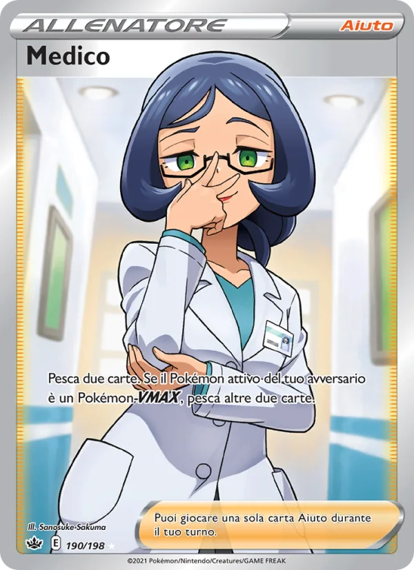 Medico Regno Glaciale carta Pokémon italiana UR