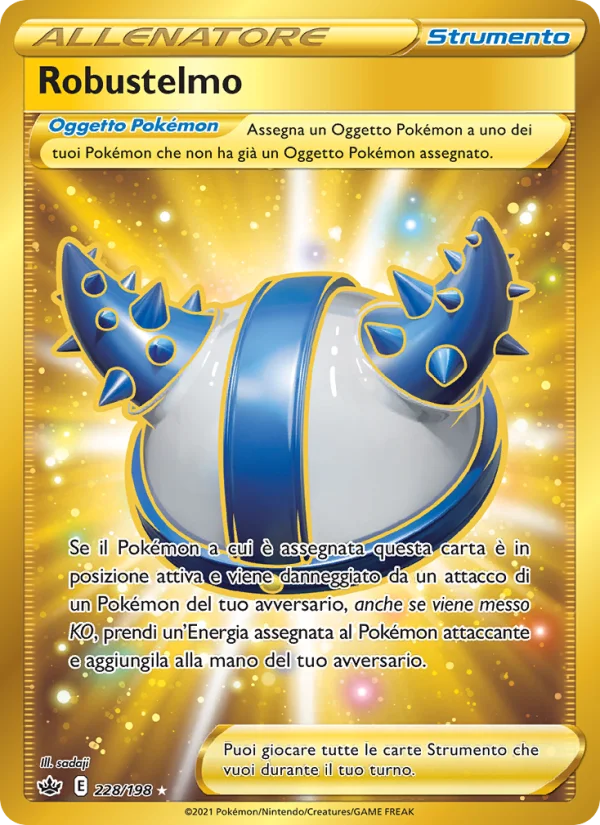 Robustelmo Regno Glaciale carta Pokémon italiana HR