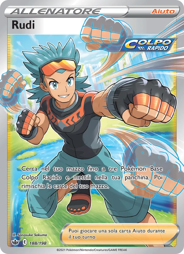 Rudi Regno Glaciale carta Pokémon italiana UR