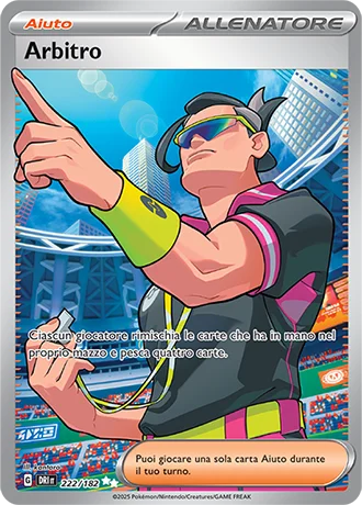 Arbitro Rivali Predestinati carta Pokémon italiana UR