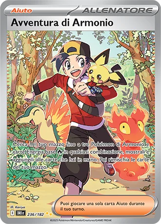 Avventura di Armonio Rivali Predestinati carta Pokémon italiana SIR