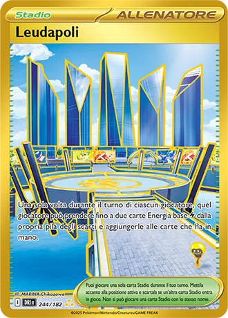 Leudapoli Rivali Predestinati carta Pokémon italiana HR