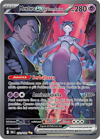Mewtwo ex del Team Rocket