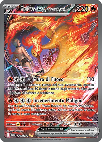 Moltres ex del Team Rocket