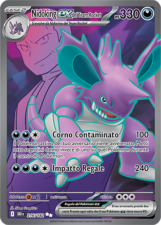 Nidoking ex del Team Rocket