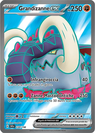 Grandizanne ex Scarlatto e Violetto carta Pokémon italiana UR