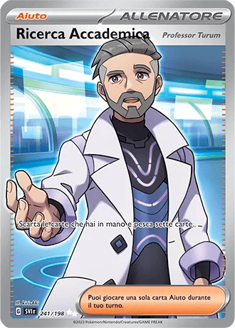 Ricerca Accademica - Professor Turum Scarlatto e Violetto carta Pokémon italiana UR