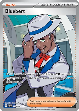 Bluebert Scintille Folgoranti carta Pokémon italiana UR
