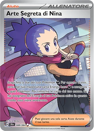Arte Segreta di Nina Segreto Fiabesco carta Pokémon italiana UR