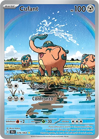Cufant Segreto Fiabesco carta Pokémon italiana IR