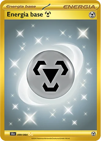 Energia base Metallo Segreto Fiabesco carta Pokémon italiana HR