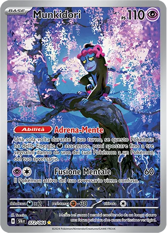 Munkidori Segreto Fiabesco carta Pokémon italiana IR