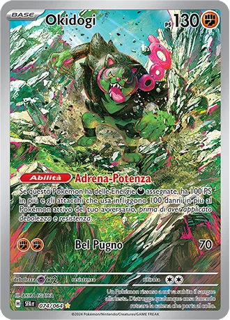 Okidogi Segreto Fiabesco carta Pokémon italiana IR