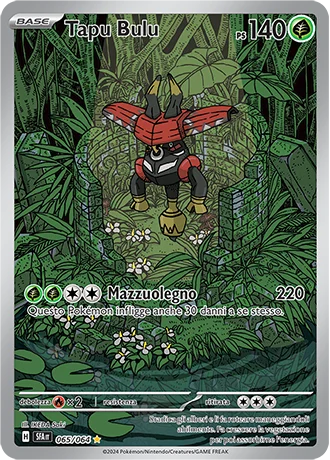 Tapu Bulu Segreto Fiabesco carta Pokémon italiana IR