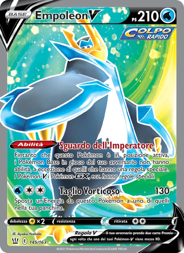 Empoleon V Stili di Lotta carta Pokémon italiana UR