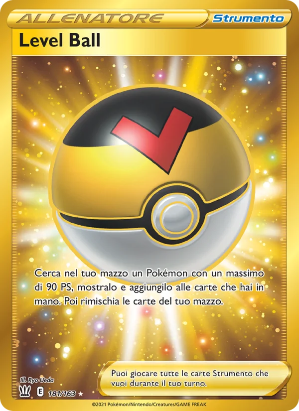Level Ball Stili di Lotta carta Pokémon italiana HR