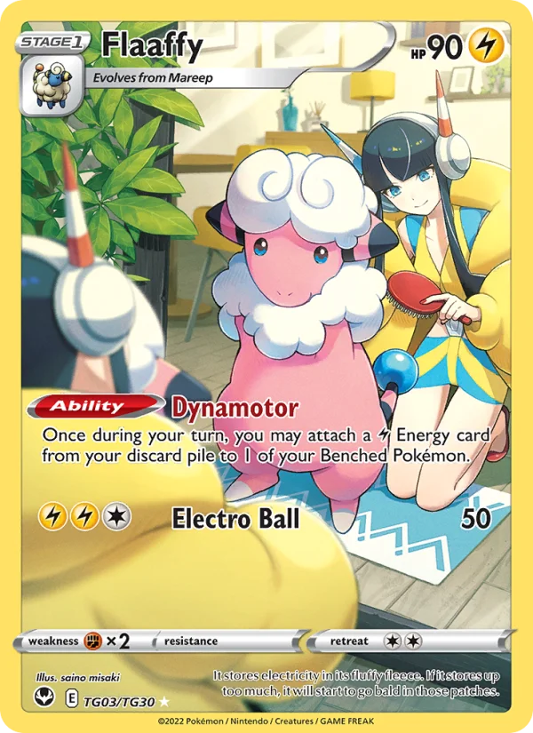 Flaaffy Tempesta Argentata carta Pokémon italiana TG