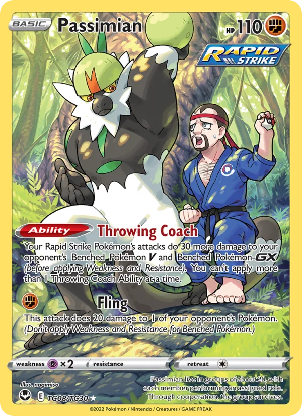 Passimian Tempesta Argentata carta Pokémon italiana TG