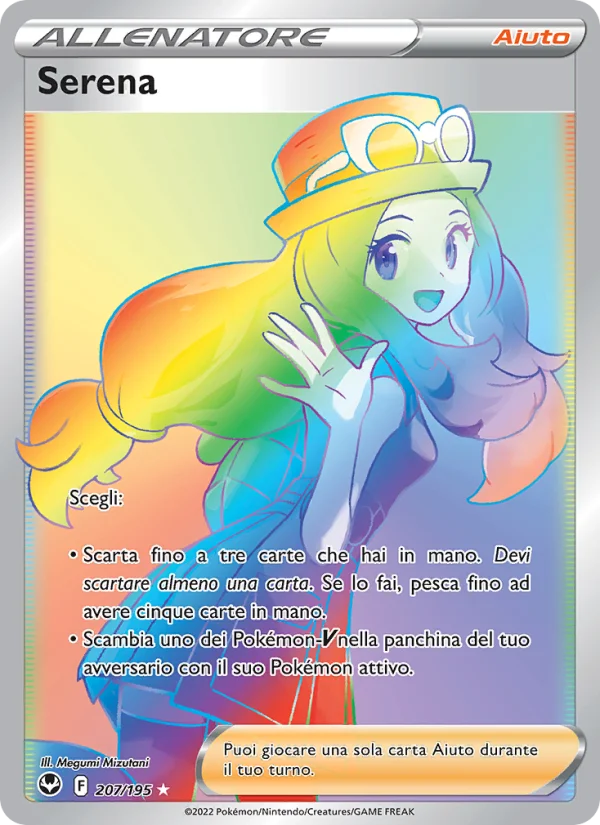 Serena Tempesta Argentata carta Pokémon italiana RR