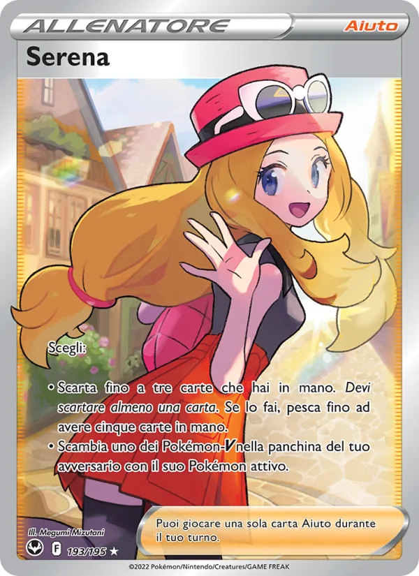 Serena Tempesta Argentata carta Pokémon italiana UR