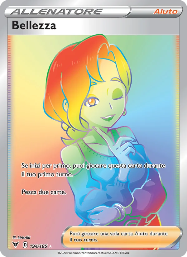 Bellezza Voltaggio Sfolgorante carta Pokémon italiana RR