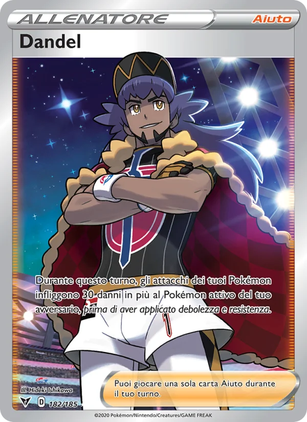 Dandel Voltaggio Sfolgorante carta Pokémon italiana UR
