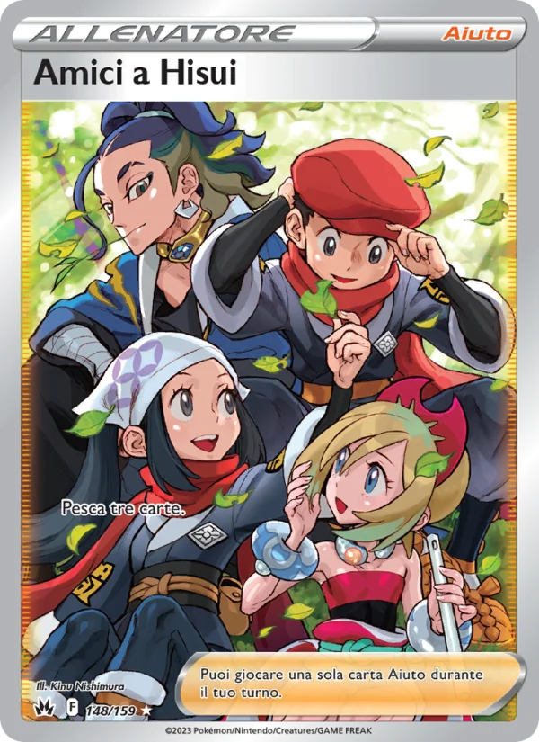 Amici a Hisui Zenit Regale carta Pokémon italiana UR