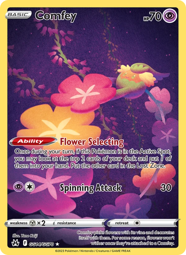 Comfey Zenit Regale carta Pokémon italiana GG