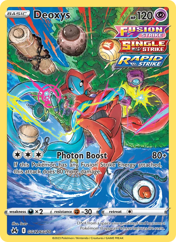 Deoxys Zenit Regale carta Pokémon italiana GG