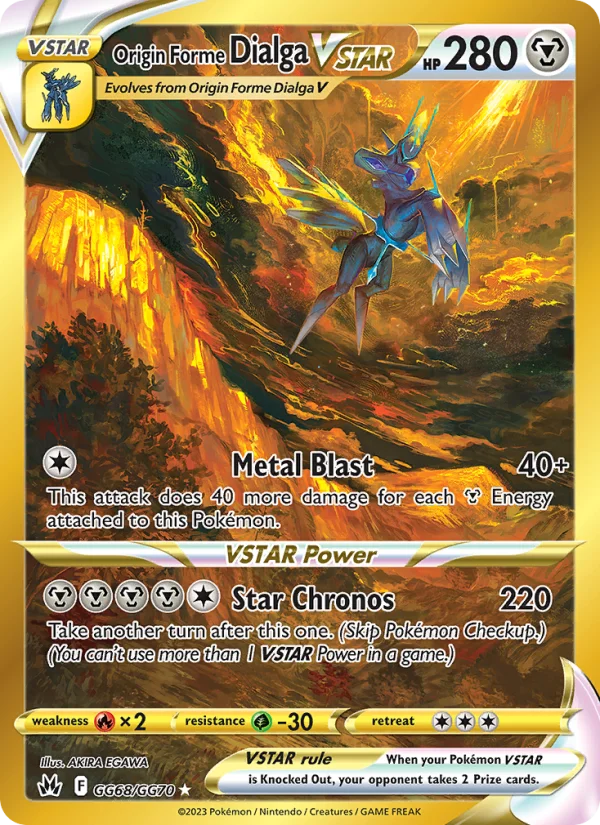 Dialga Originale V ASTRO Zenit Regale carta Pokémon italiana GG