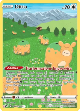 Ditto Zenit Regale carta Pokémon italiana