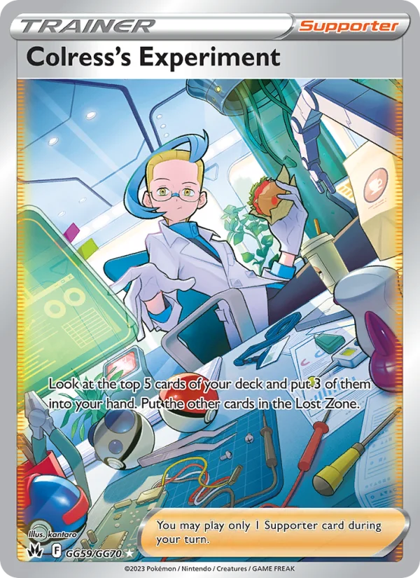 Esperimento di Acromio Zenit Regale carta Pokémon italiana GG