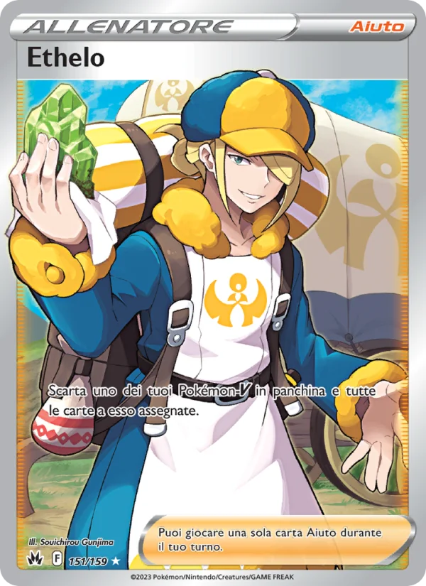 Ethelo Zenit Regale carta Pokémon italiana UR