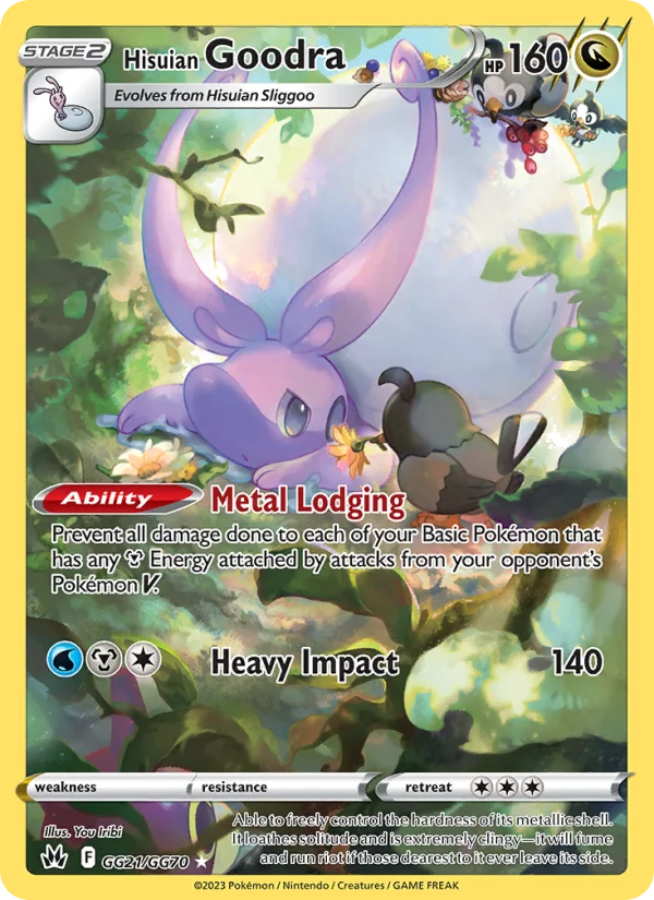 Goodra di Hisui Zenit Regale carta Pokémon italiana GG