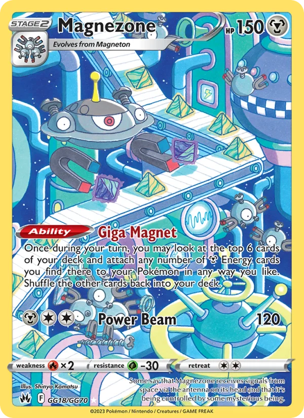 Magnezone Zenit Regale carta Pokémon italiana GG