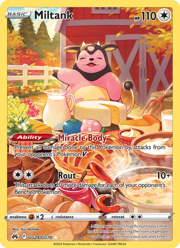 Miltank Zenit Regale carta Pokémon italiana GG