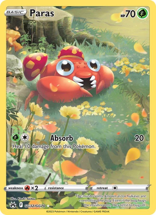 Paras Zenit Regale carta Pokémon italiana GG