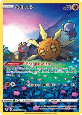 Solrock Zenit Regale carta Pokémon italiana GG
