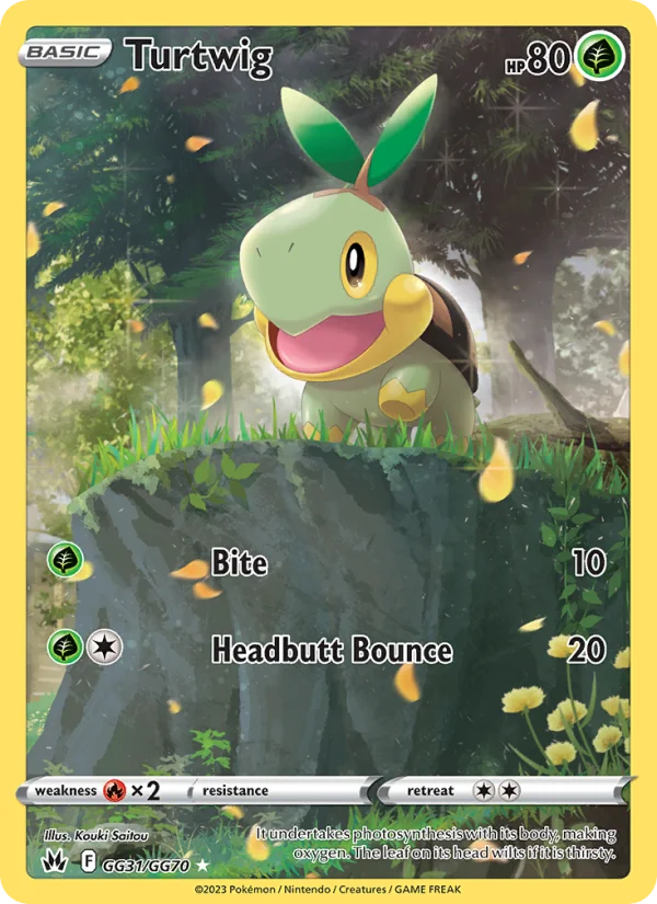 Turtwig Zenit Regale carta Pokémon italiana GG