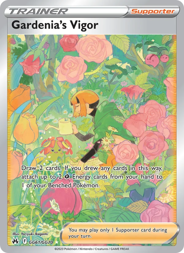 Vigore di Gardenia Zenit Regale carta Pokémon italiana GG